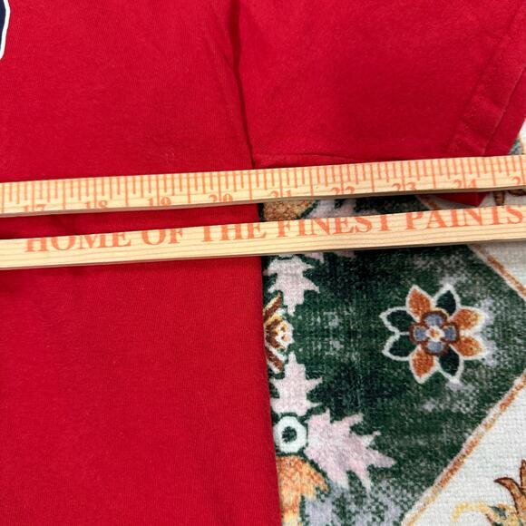 Vintage 2000s Y2K Fruit Of The Loom New Orleans Red T-Shirt Men's Size L - Picture 4 of 6